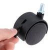 Screw Plate Silent with Brake Replacement Chair Wheel Furniture Caster Office Chair Caster Roller