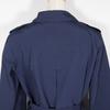 PRADA trench coat 29Y278 Navy blue cotton/polyester Women Used