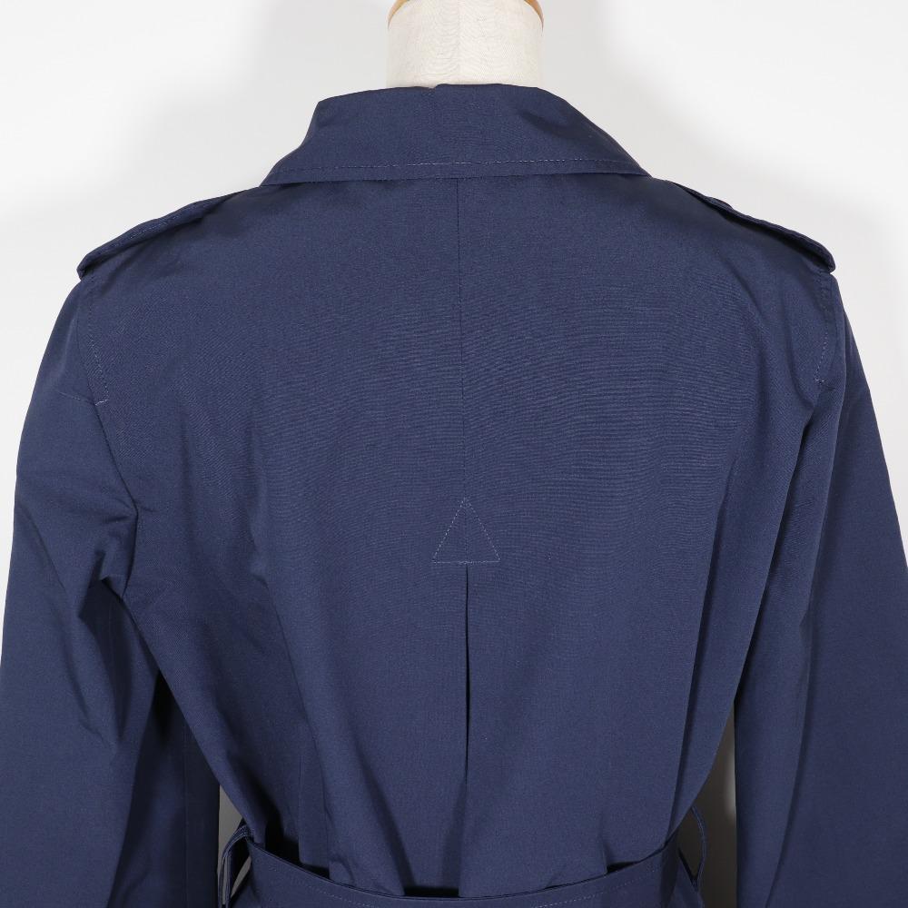 Prada Trenčkot 29Y278 Tmavě modrá bavlna/polyester Dámský Použitý
