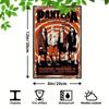 Kovový plakát Pantera Retro znamení 8x12 palců Vodotěsná dekorace garážové stěny