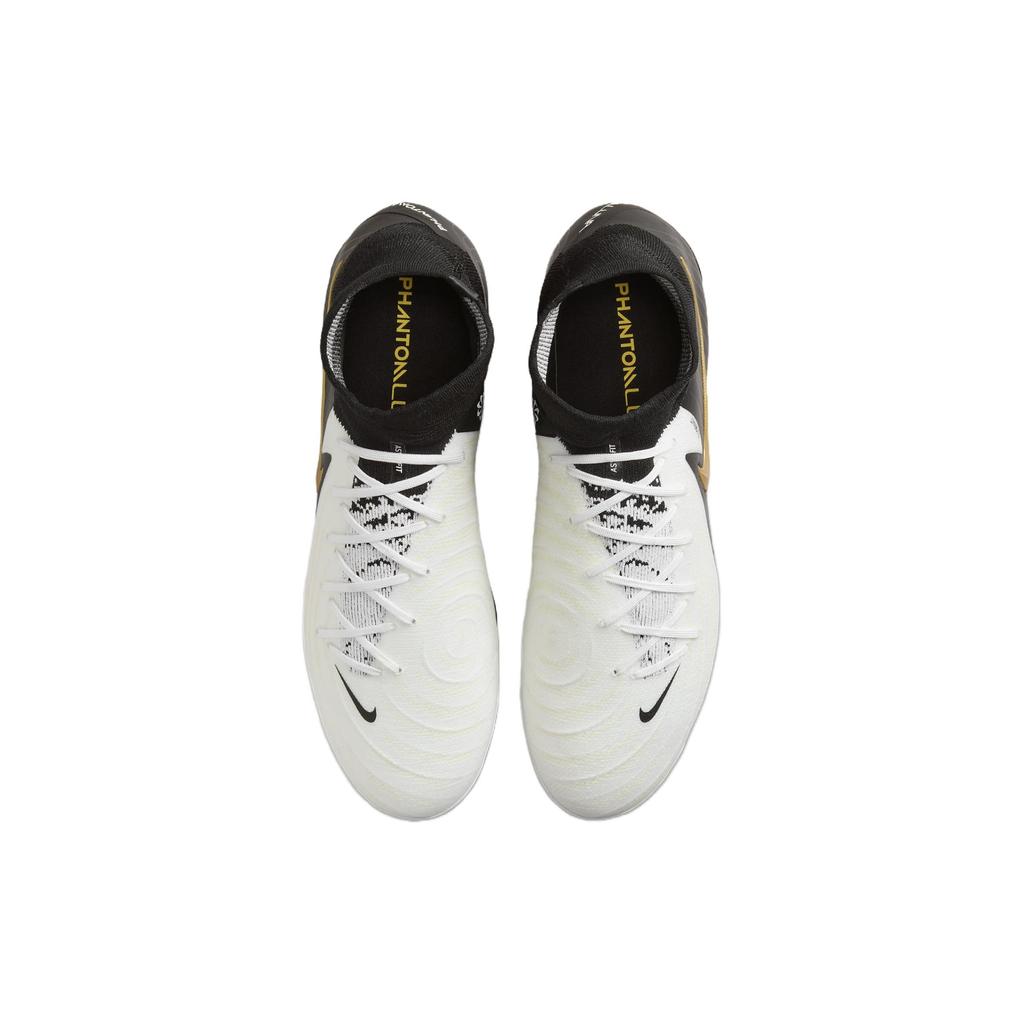 Nike Phantom Luna 2 Pro FG 'White Black Metallic Gold Coin' da Uomo FJ2575-100