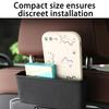Car Seat Storage Organizer Leather Adhesive Holder Back Of Seat Car Organizer Storage Box For SUV RV Truck Sedan Automotive