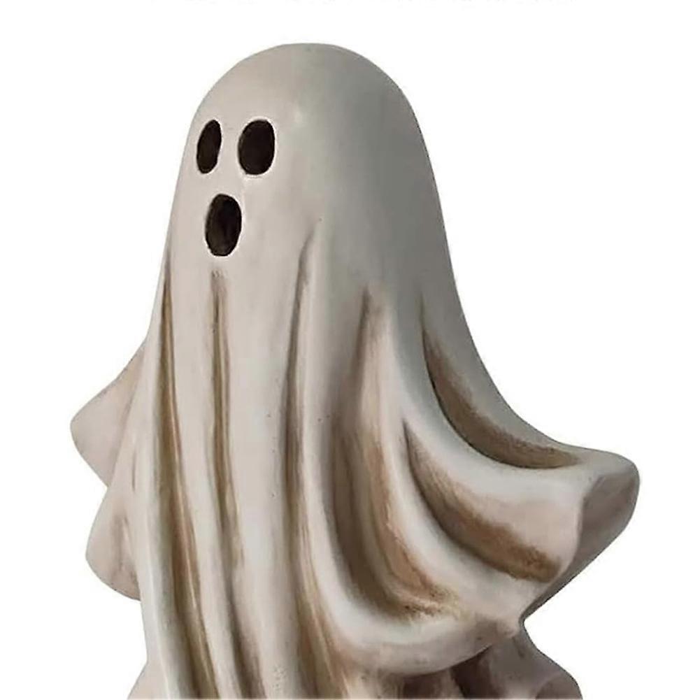Incense-Burners Cute Resin Ghosts Figurine Ornaments for Desk Shelf Decor