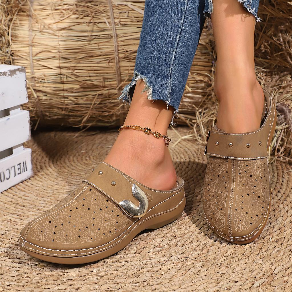 Fashion Women Wedge Slippers 2025 New Casual Sandals Slip-On Platform Shoes Lightweight Designer Slippers Slides Women Zapatos De Mujer