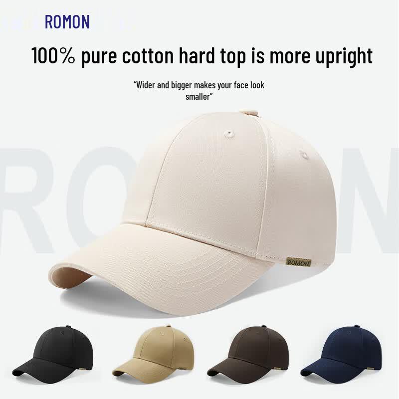 Унисекс хлопковая бейсболка Luomeng One Size Fits All бежевый