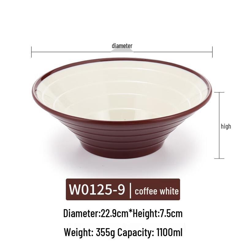 Chinese Style Melamine Noodle  Serving Bowl
