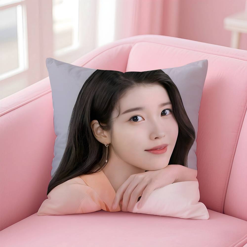 SINGER i-IU Pillow Case pattern printing pillowcase living room sofa cushion cover bedroom room decor
