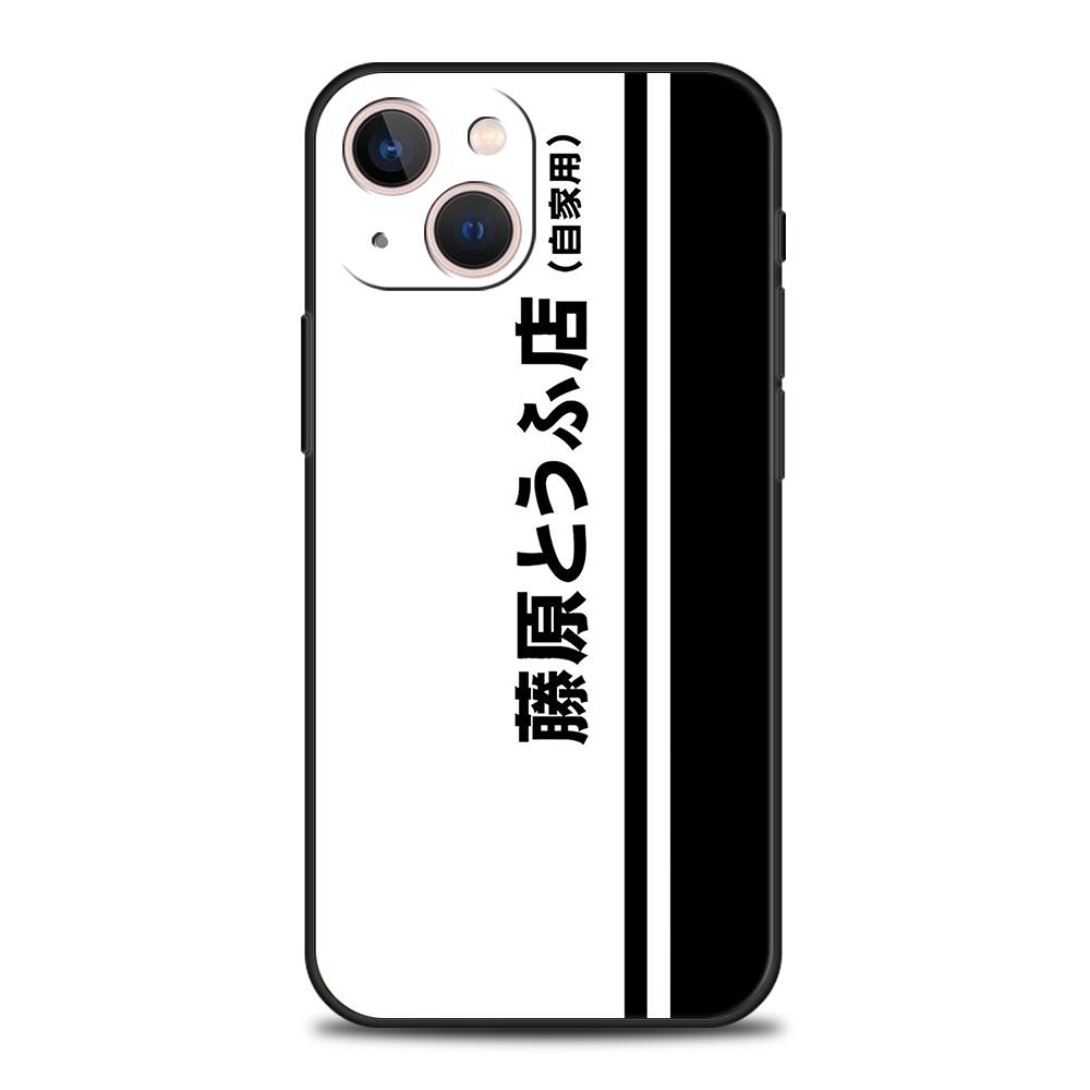 Initial D AE86 Phone Case for iPhone 16 15 14 13 12 Pro Max 11 Pro Max 7 8 Plus XS XR Shockproof Soft Shell Capas Bag TPU