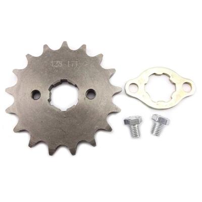 428# 17/20mm Front Engine  Sprocket 17t Tooth For Dirt Pit Bike Atv Scooter Motorcycle