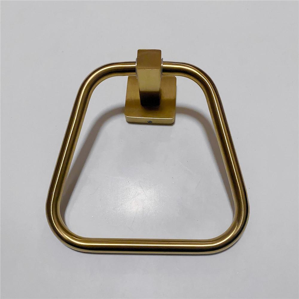 

Вешалка для полотенец Tuqiu Gold, настенная, черная, для ванной комнаты, держатель для полотенец из никеля SUS304