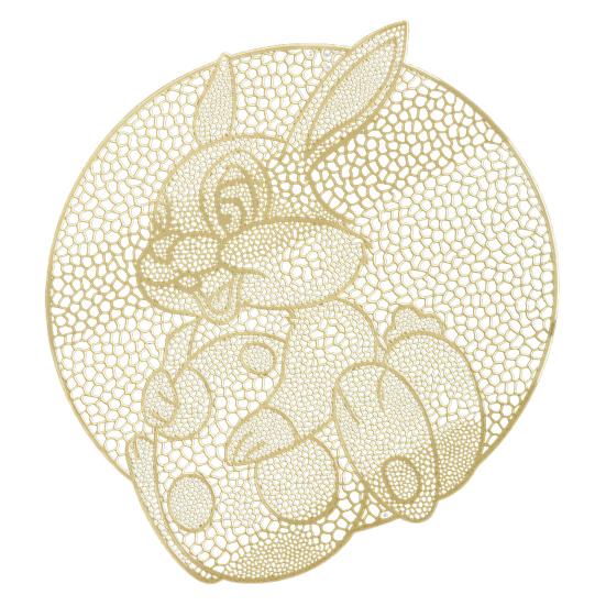 Prostírání Tepelná izolace PVC Podložka pod nádobí Králičí styl Podložka pod jídelní talíř Dutá