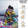1pc Wonder Woman Blanket | Polyester Fiber, All-Season Comfort for Sofa, Bed, Office, Car, Camping, Ideal Home Decor & Gift, Office Comfort Yy25102116
