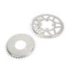 Metal Steel 410 Chain Sprocket 410 Flower Disc Sprocket Set for DIY Scooters Beach Bikes Motorcycle