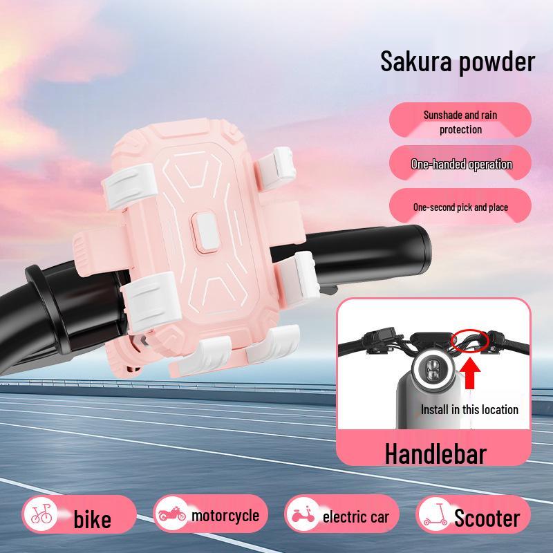 

Electric Scooter & Motorcycle Phone Mount with Sun & Rain Protection