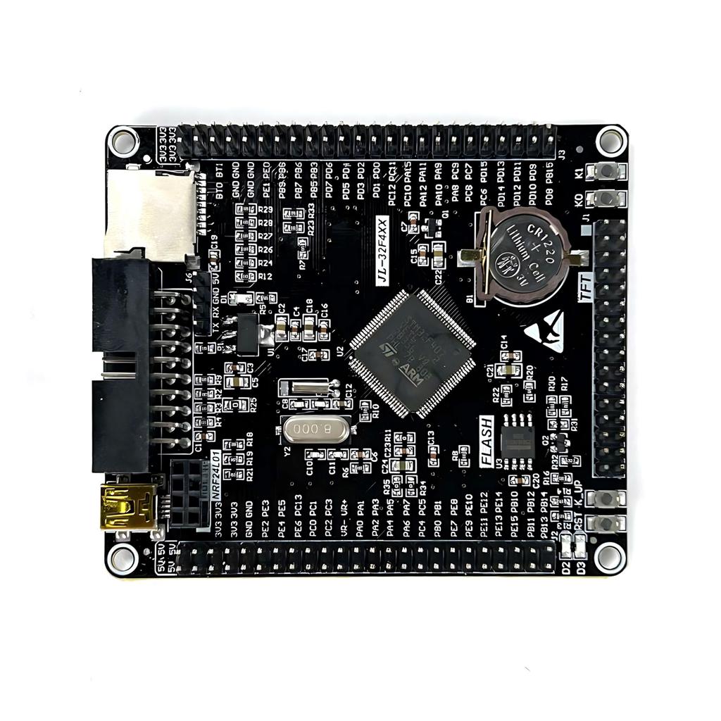 STM32F407VET6 Development Board STM32F4 32Bit M4 Core Single-Chip Learning Module 1.8V-3.6V DC Ideal for Projects