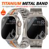 Titanium Strap For Apple Watch Series 11 46mm 42mm 49mm 45mm 44mm 38mm 41mm Band Luxury Men's Style Bracelet For iWatch Ultra3 10 SE 9 8 7 6 5 4 3