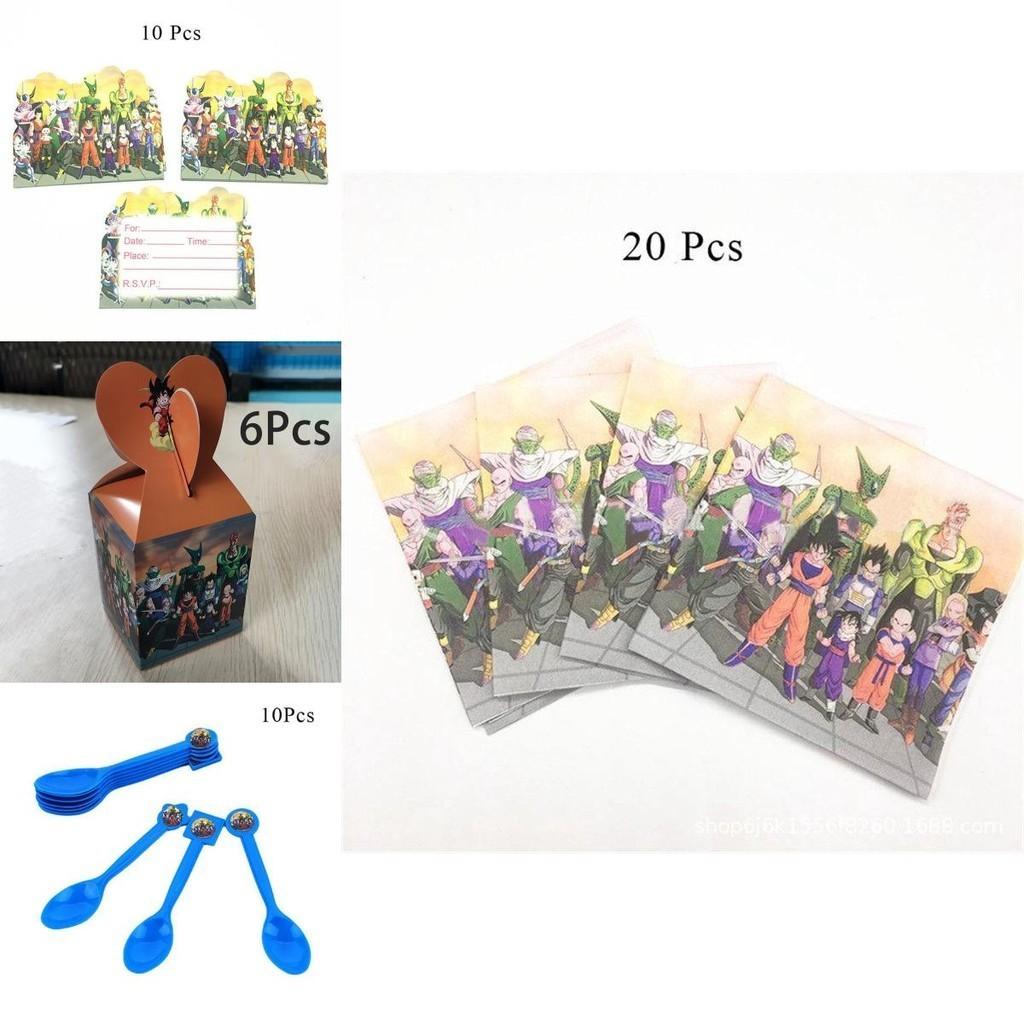 Dragon Ball Z Themenparty Deko Zubehör Geschirr Für Lebhafte Geburtstagsfeiern