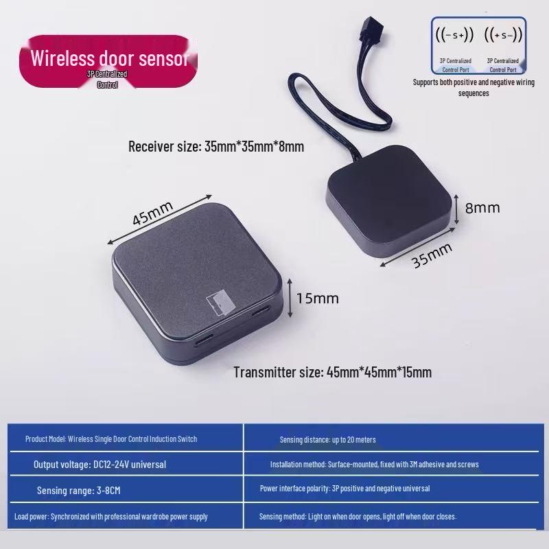 Wireless Touch Type-C Door Control and Cabinet Light Controller