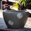Jingdezhen Large Ceramic Goldfish & Water Lily Bowl for Courtyard