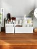 Dormitory Living Room Desktop Storage Box Plastic Office Cosmetics Finishing Box Remote Multi-function Finishing Storage Box Bat