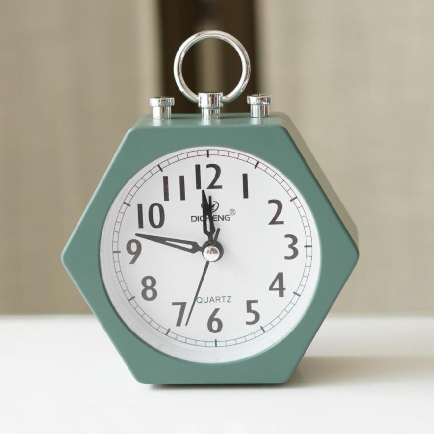 Creative Mute Cute Alarm Clock Student Simple Dormitory Desktop Bedside Bedroom Clock Children Alarm Clock