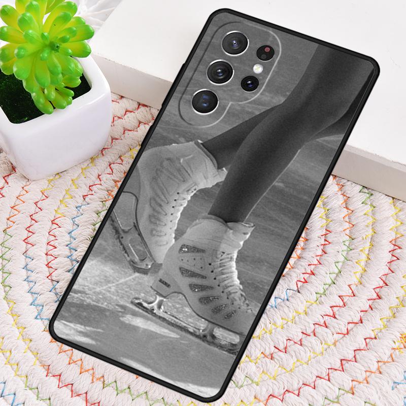 Figure Skating Ice Skating Phone Case for Samsung Galaxy note 10 pro S26 Ultra S23 S24 FE S25 S21 S22 PLUS shockproof Cove