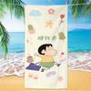 Extra Large Kids Quick Dry Bath Towel Cartoon Character Digital Print Double Sided Flannel Microfiber Beach Towel
