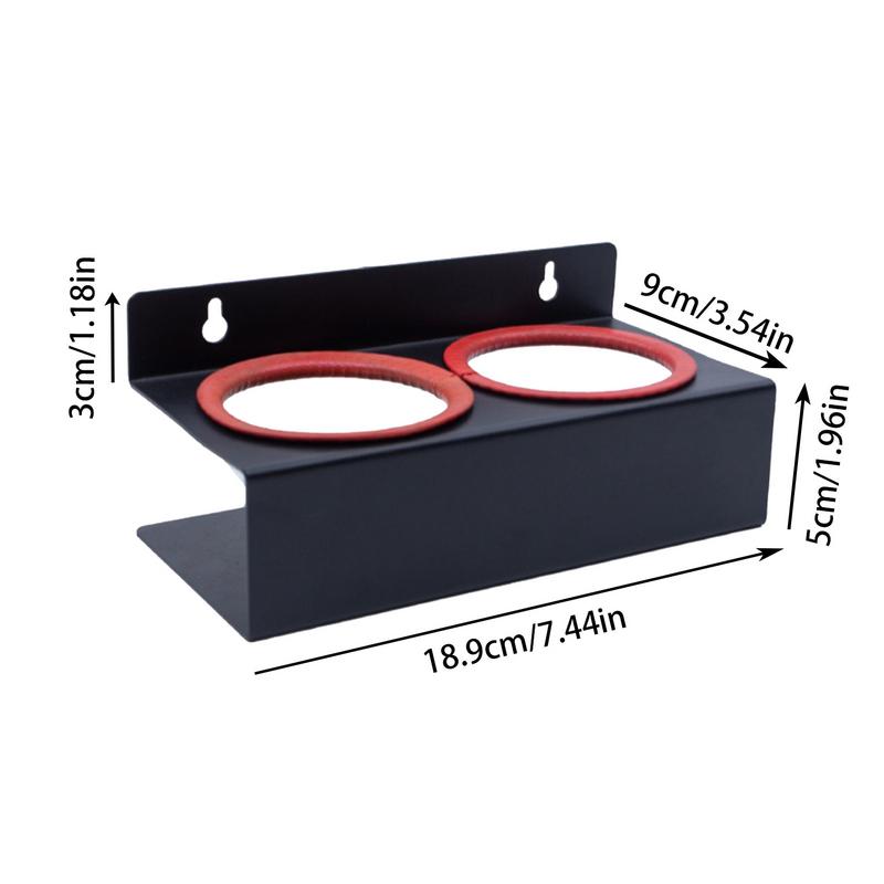 Wall-Mounted Car Wash Spray Bottle Rail Holder Sturdy Garage Bottle Organizer Spray Bottle Storage Rack Car Interior Accessories