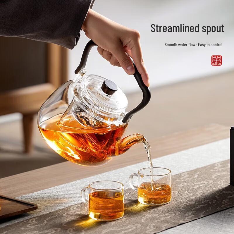 YIHUTEA Heat-Resistant Glass Tea Kettle