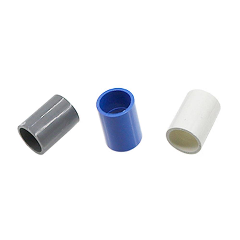 

White Blue Grey Optional 25mm Straight PVC Pipe Connector Garden Irrigation Water Pipe Joint Home Storage Bracket Accessories (Blue,Inner diameter 25mm) синий