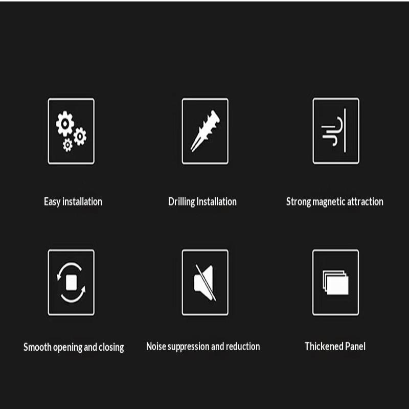 New Stainless Steel Magnetic Door Stopper Sticker Toilet Glass Hidden Door Holders Catch Floor Doorstop Door Hardware