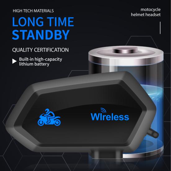

Поддержка наушников для шлема для Siri Auto Answer Wireless Hands-free Bluetooth-совместимая гарнитура для шлема 5