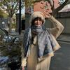 Winter imitation cashmere scarf women's high-end feeling air-conditioned room length outer shawl scarf
