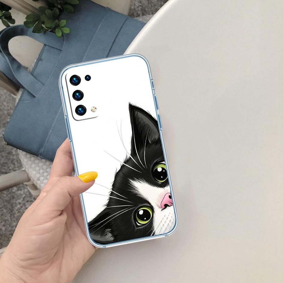 LO23 Cat Kitten Meow Transparent Phone Case for Motorola Moto G40 G04 G05 One Ace Action  Fusion + Plus Hyper Macro Vision Zoom
