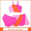Parent-Child Matching Two-Piece Swimsuit Set for Toddler & Big Girls
