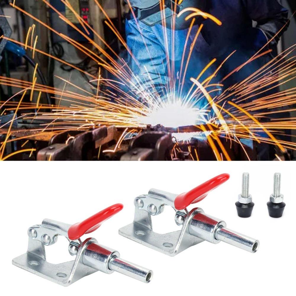 2pcs Precision Toggle Clamp 68*27mm Quick Positioning Clamp Push Pull Toggle Clamp  Welding