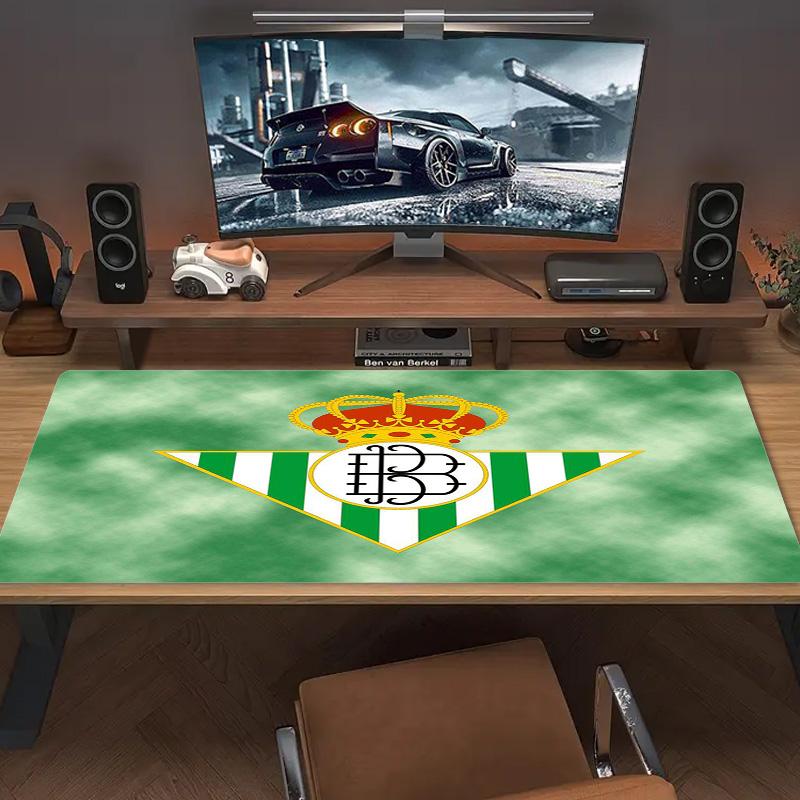 Real Betis Color Mouse Pad Large Gaming Table Cushion Non-slip Laptop Tablet Big Mousepad XXL Mat Mini PC Playmat With Lock edge