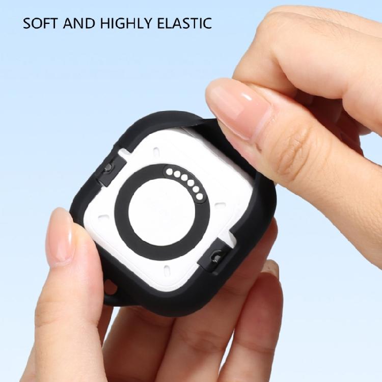 Impact Resistant Full Coverage Protective Shell With Snap On Lens Cover And Adjustable Neck Strap For Compact Camcorders