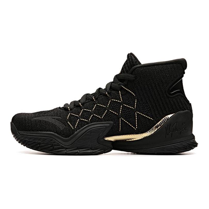 Anta KT3 'Finals' Thompson High top Basketball Shoes Men's Black Gold 11831101-2