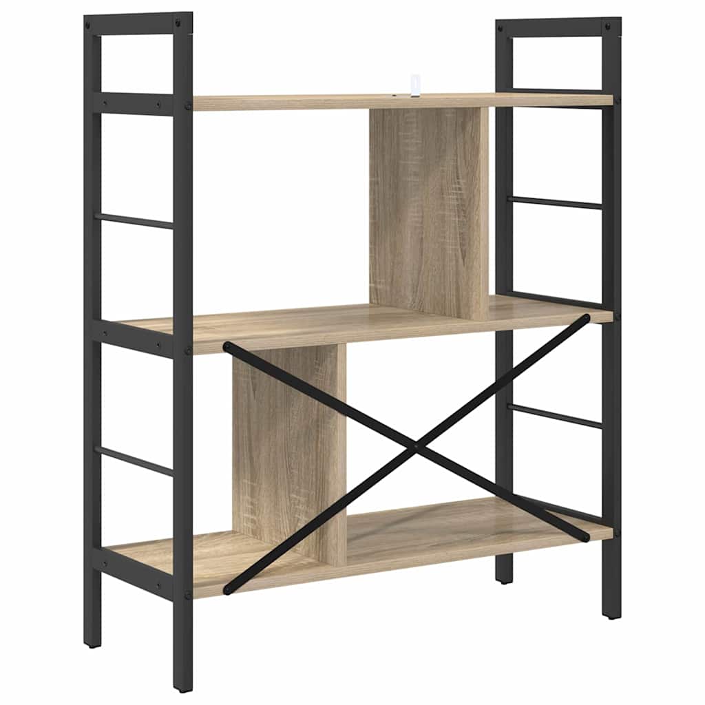 Bookshelf Sonoma Oak 75 x 30 x 91 cm Particleboard