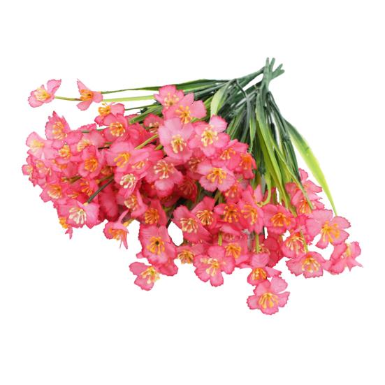 Artificial Flower No Maintenance No Watering No Fading Bright Color Realistic Lifelike Artificial Flower Wedding Party Home Decoration