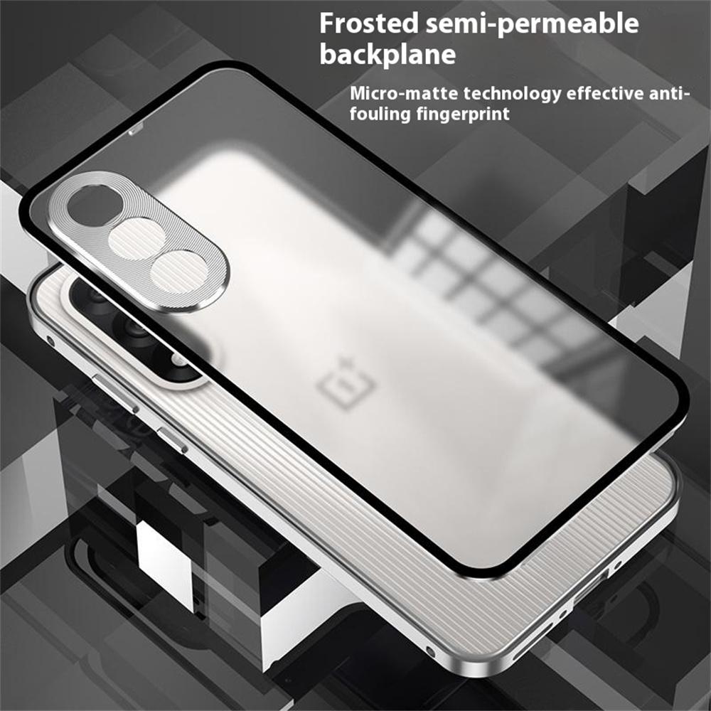 Pro OnePlus Nord 5 5G/Ace 5 Ultra 5G Matný kryt Hliníková slitina+PC Kryt na telefon Pop-Up Zacvakávací zámek