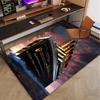 Titanic Polyester Tapijt, Zacht Binnentapijt voor Kantoorstoel, Woonkamer, Computerbureau - Decoratief Huiswerkplek Tapijt Ontwerp