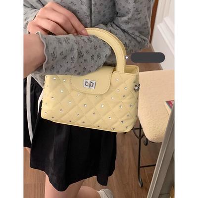 Summer Portable Small Bag Women's 2025 New Trendy Fashion Diamond Bag Versatile Messenger Bag Women's Shoulder Bag