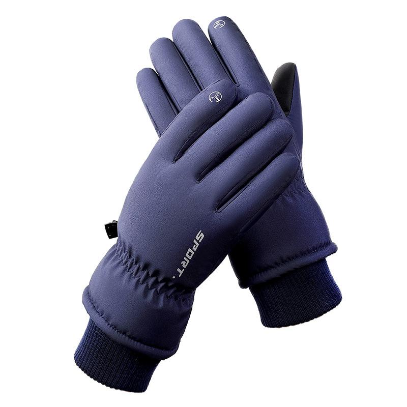 Ski Gloves for Men and Women Outdoor Cycling  Touch Screen  Warm  Fleece and Thickened Gloves  Waterproof and Anti Slip