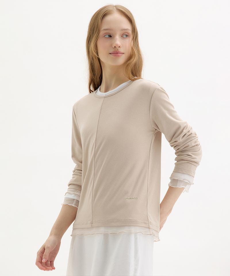 MARIE CLAIRE Mesh Layered Long Sleeve (Magcls07Mle)