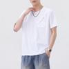 2026 Men's Summer Versatile Zipper Pocket Loose T-Shirt