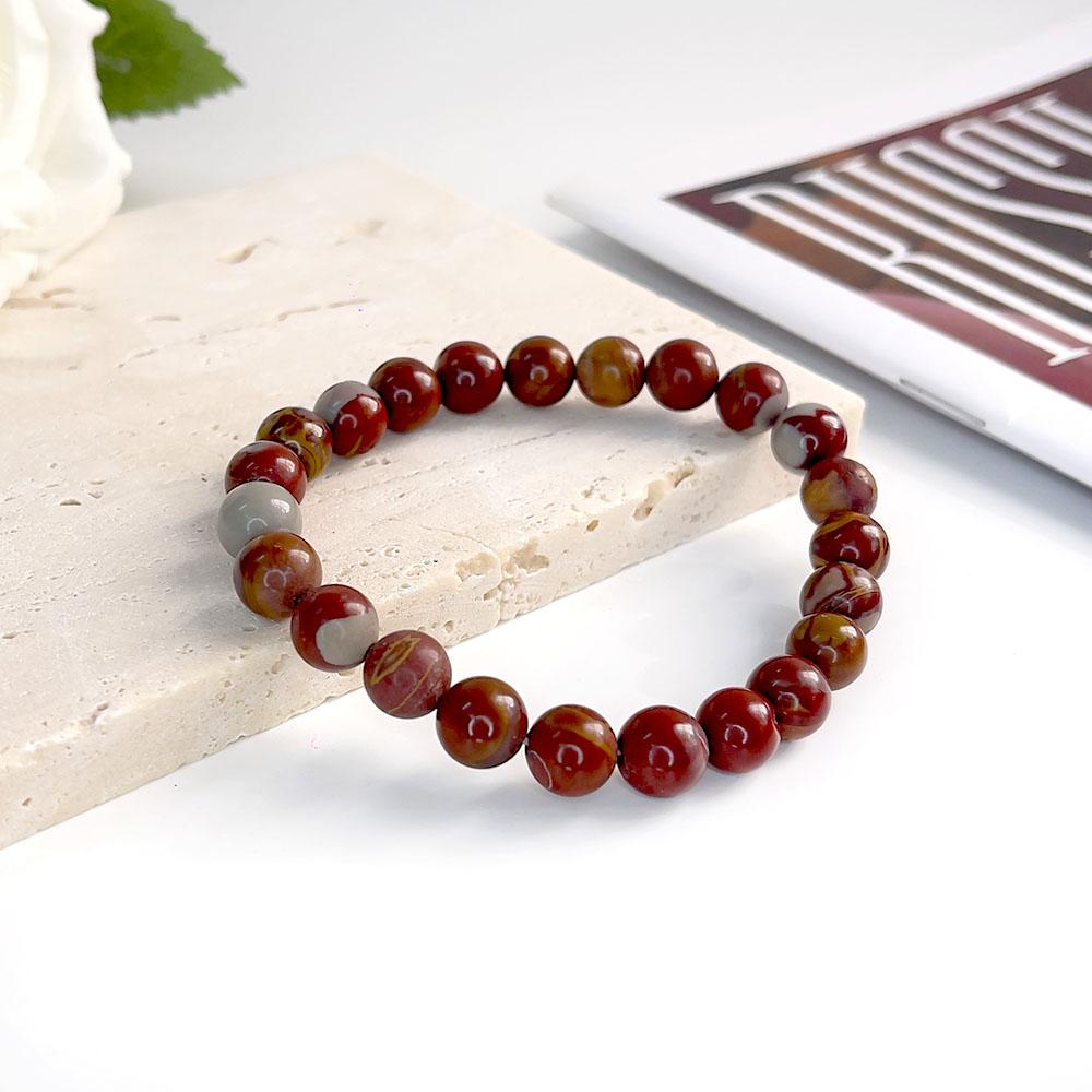 Wholesale 8 Mm Charm Beaded Bracelet Natural Stone Bracelet Crystal Bracelet Natural Stone Beaded Bracelet