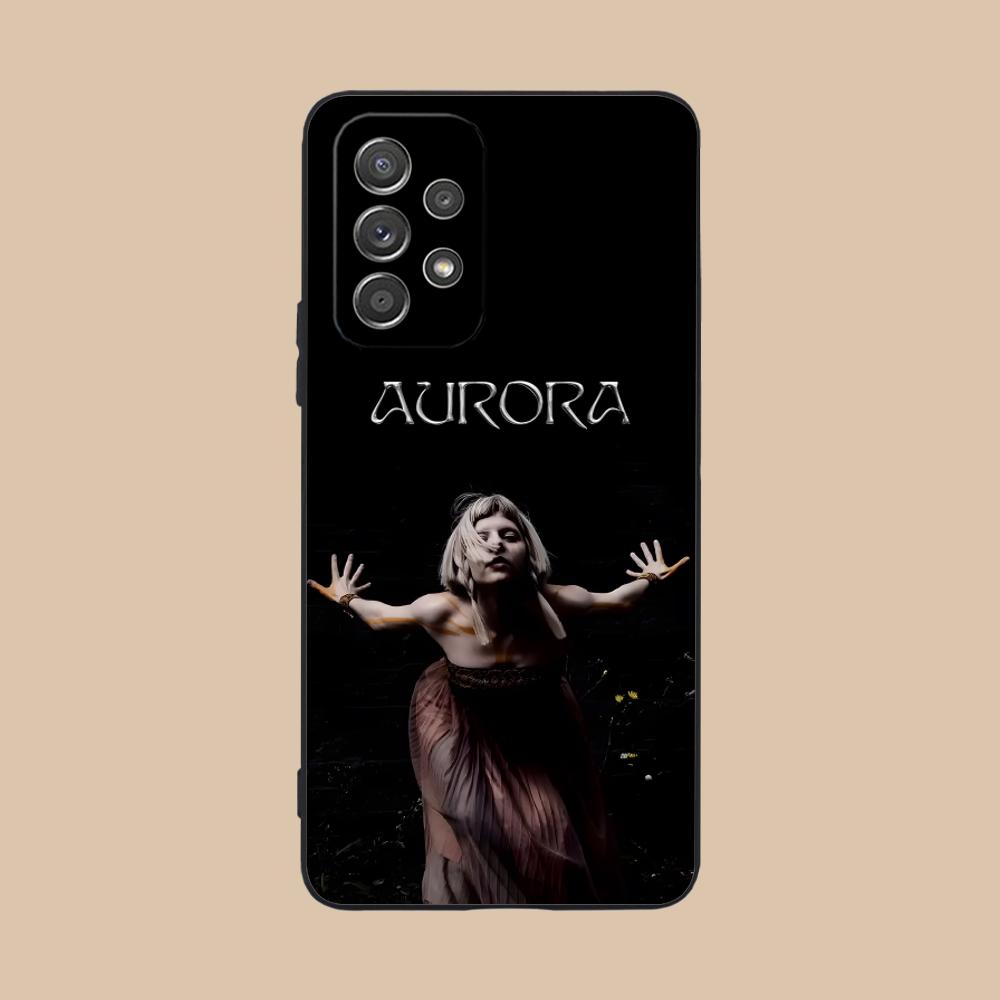 Aurora Aksnes Matte TPU Mobile Phone Case for Samsung Galaxy A56 55 54 53 52 51 36 35 34 23 16 15 5G Colorful Cover