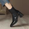 Ankle Boots for Women High Heels Fashion Luxury Shoes Chunky Short Winter Boots Dress  New Elegant Pumps Mujer Chelsea Boots